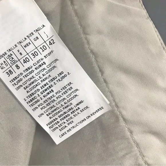 MaxMara Pancone Geometric High Rise Textured Mini Silk Skirt 8 Black Rare - Picture 9 of 16